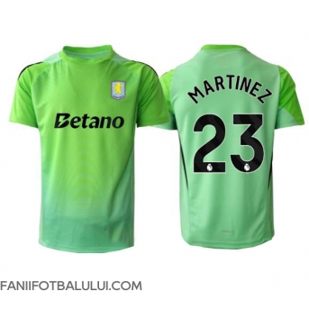 Aston Villa Emiliano Martinez #23 Portarii Tricou Fotbal Replică 2025-26 Barbati Deplasare